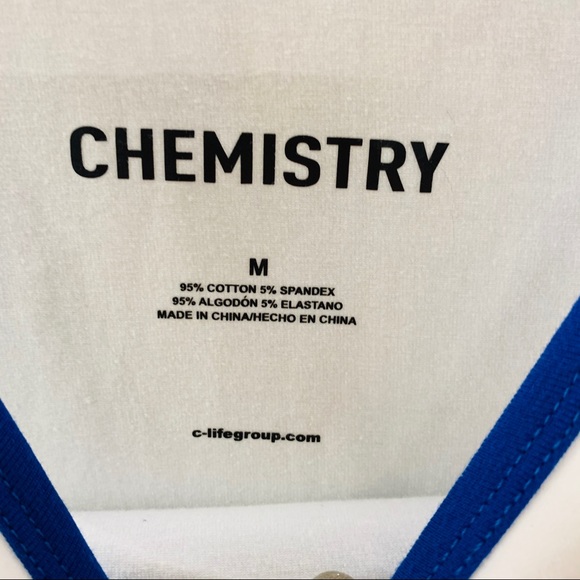 NASA Tank Bodysuit White Blue Graphic Medium - Picture 6 of 6